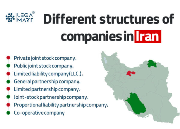 different types of companies in iran