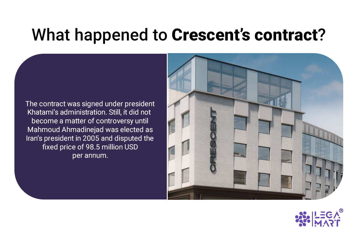 What happened to crescent's contract? 