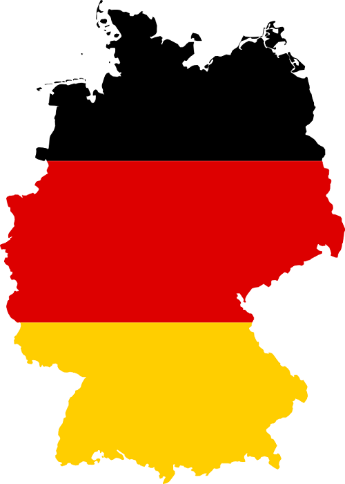 Flag map of Germany.svg - Easiest Countries To Immigrate in Immigration Law
