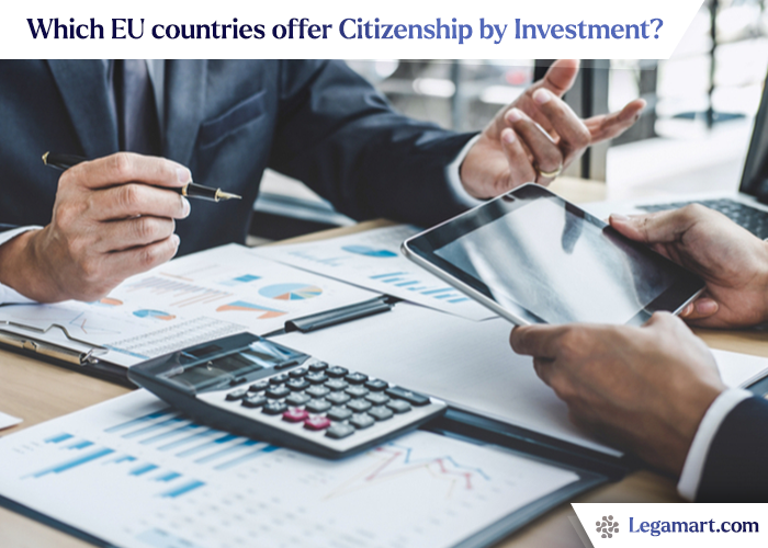 A lawyer briefing his client about Citizenship by investment in the EU