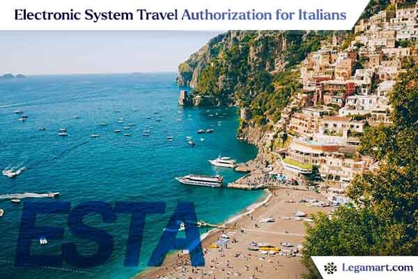 Electronic System Travel Authorization for Italians