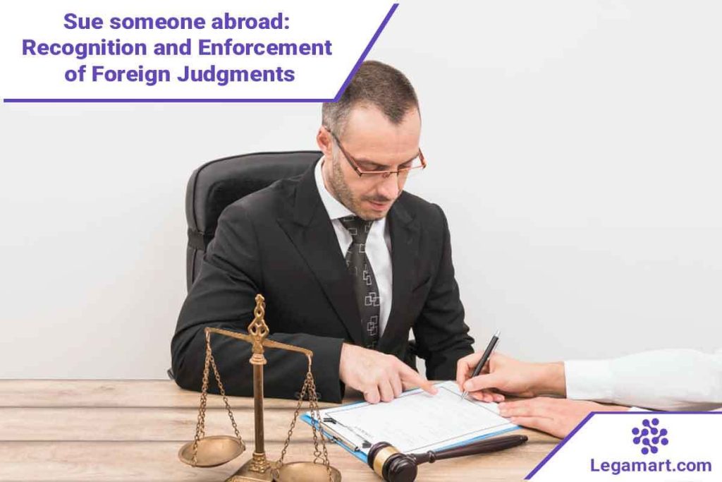 A lawyer reading the case onRecognition and enforcement of foreign judgments
