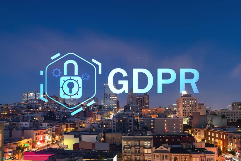 A GDPR virtual lock signifying the Privacy Law and Data Privacy Trends