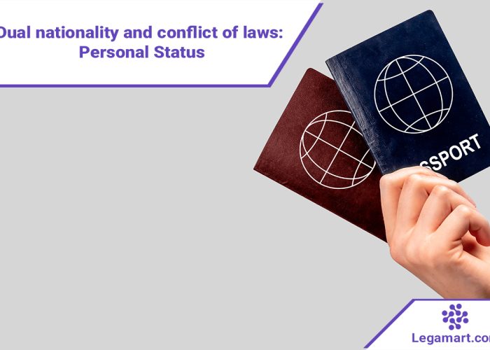 Two passports of an individual possesing dual nationality and conflict of laws