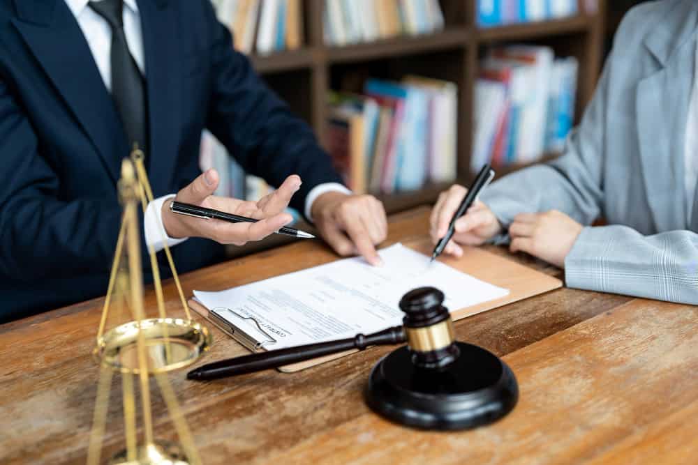 A legamart lawyer assisting a client on explaining the business Insurance Contract