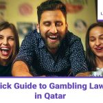 A poster on quick guide to Gambling Laws in Qatar