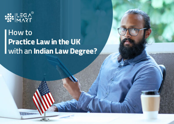 A lawyer reading an article on how to practice law in the UK with an Indian degree