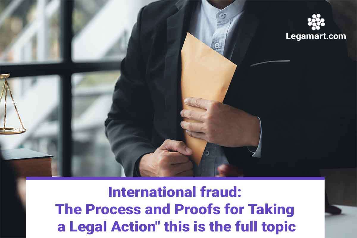 A lawyer presenting legal papers to a victim of International fraud to obtain their signature.