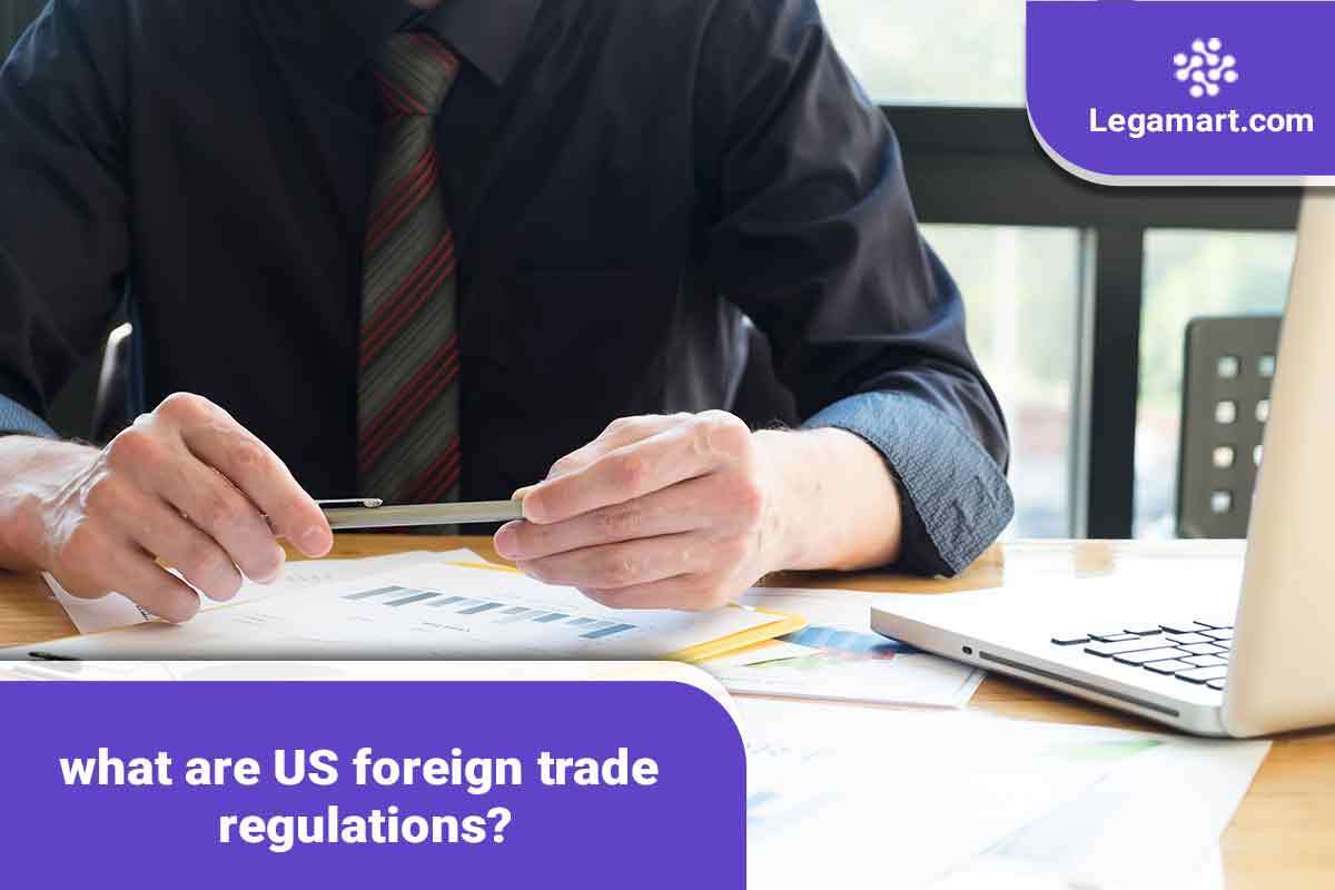 A legamart lawyer advising a client on US Foreign Trade Regulations