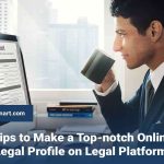A legamart lawyer guiding on preparing online legal profile on Legal platforms