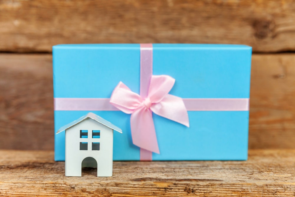 A family member gifting a home 