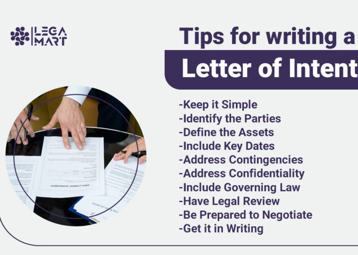 A legamart lawyer explaing the best tips to write a letter of intent