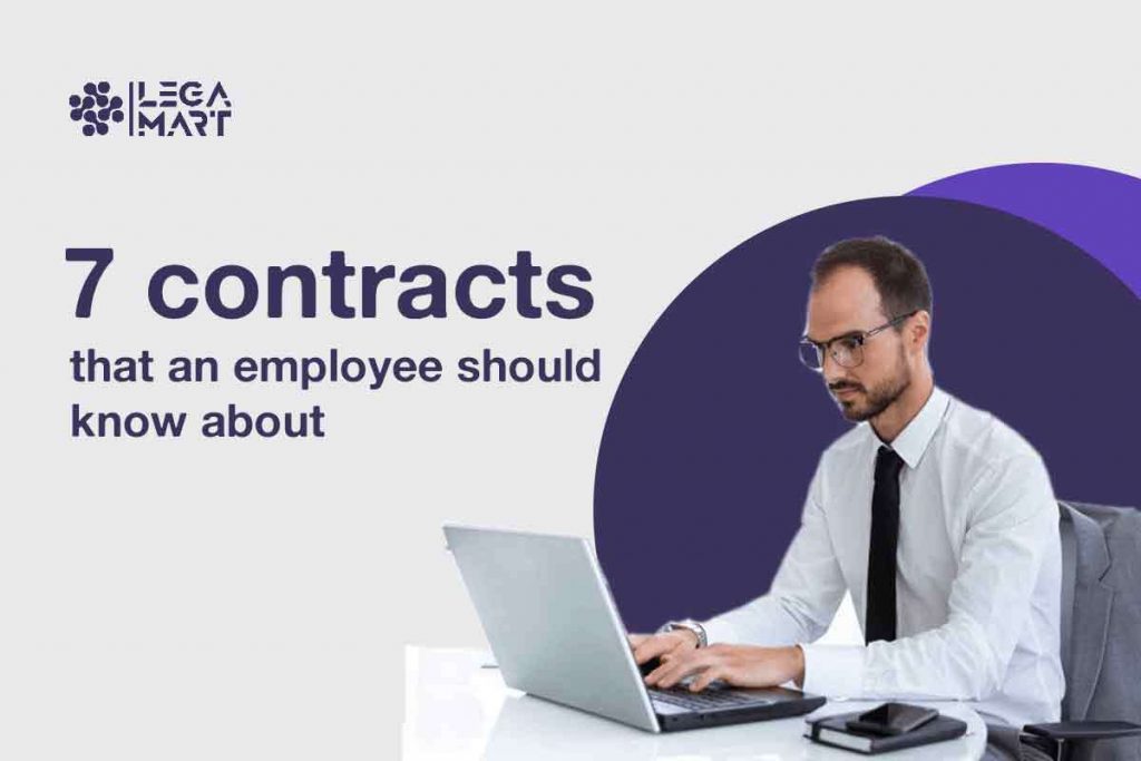 An employee researching contracts that an employee should know about