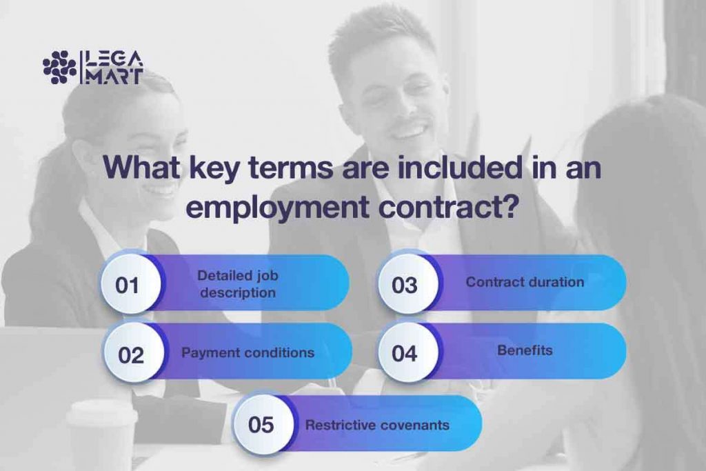 5 key terms of employment contract