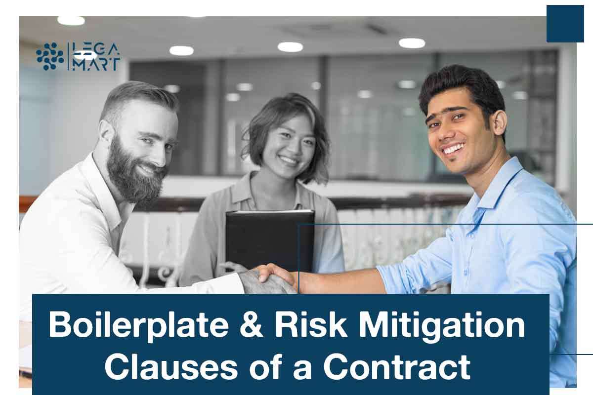 A team of 3 lawyers working on Boilerplate & Risk Mitigation Clauses