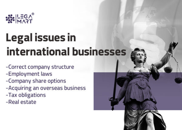Top legal issues faced by International businesses