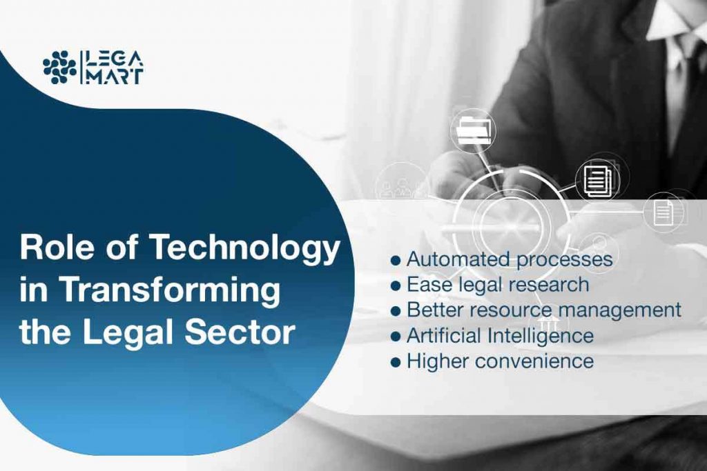 A man researching on role of technology in  transforming the legal sector