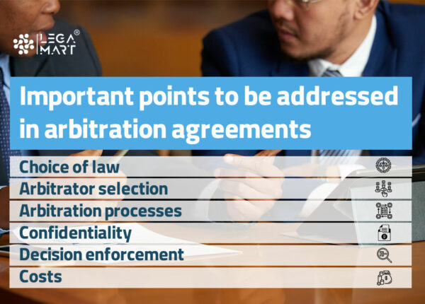Important points to discuss in arbirtration agreement