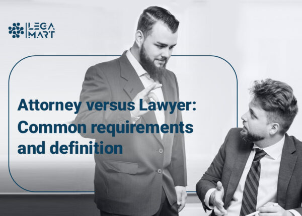 Two lawyers discussing the common requirement to become an attorney