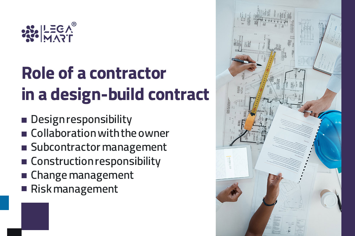 Role of a contractor in a design-build contract