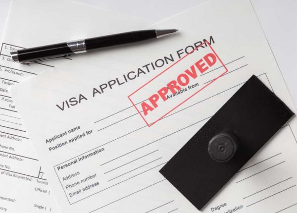 A approved Work permit visa application