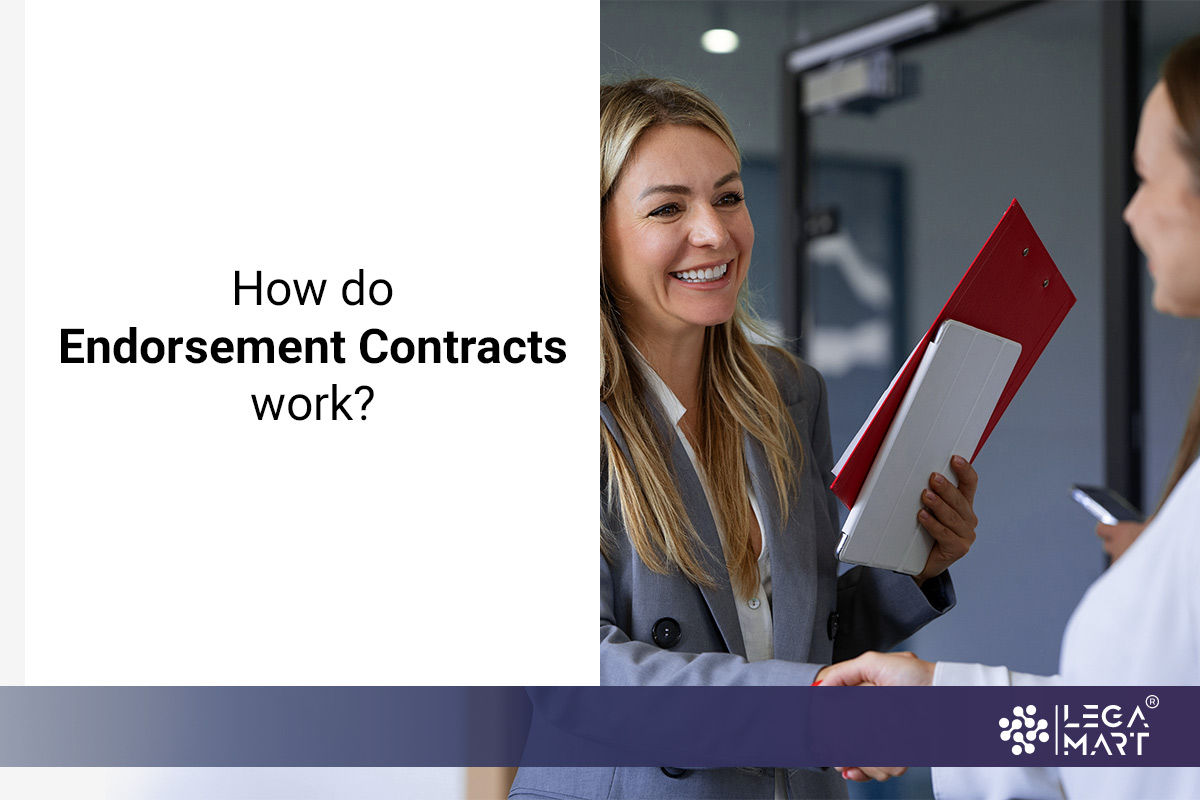 How does endorsement contracts work? 