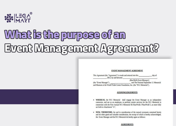 purpose of event management agreement