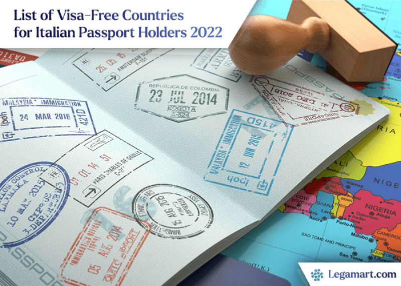 VisaFree Countries for Italian Passport Holders 2022