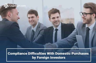 Two international buyers and sellers discussing on Domestic Purchases by Foreign Investors
