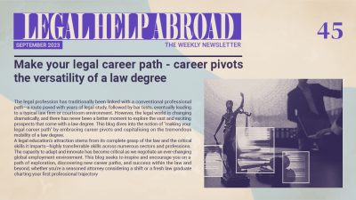 Types of career a lawyer can opt for