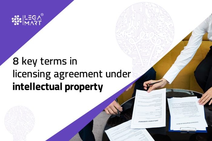 Key terms in licensing agreement