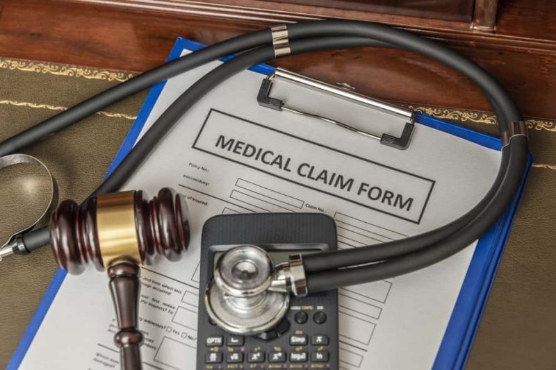 A person filing the medical claim form as per clinical Negligence Law