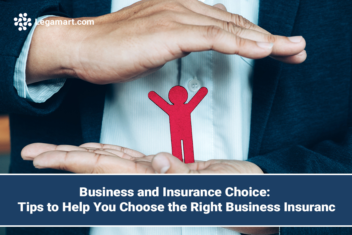 Two hands shielding a man symbolize the importance of business and insurance choice