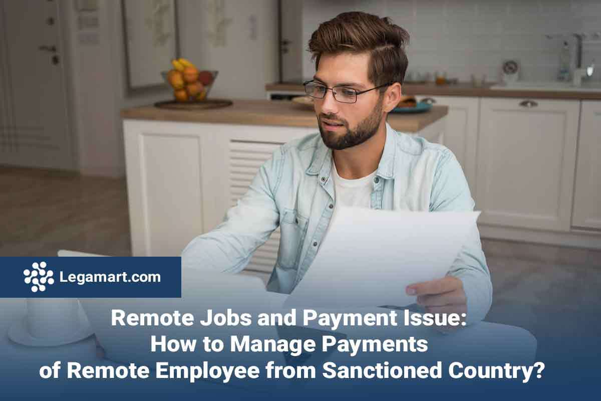 A legamart lawyer reviewing a contract on Remote Jobs and Payment Issue