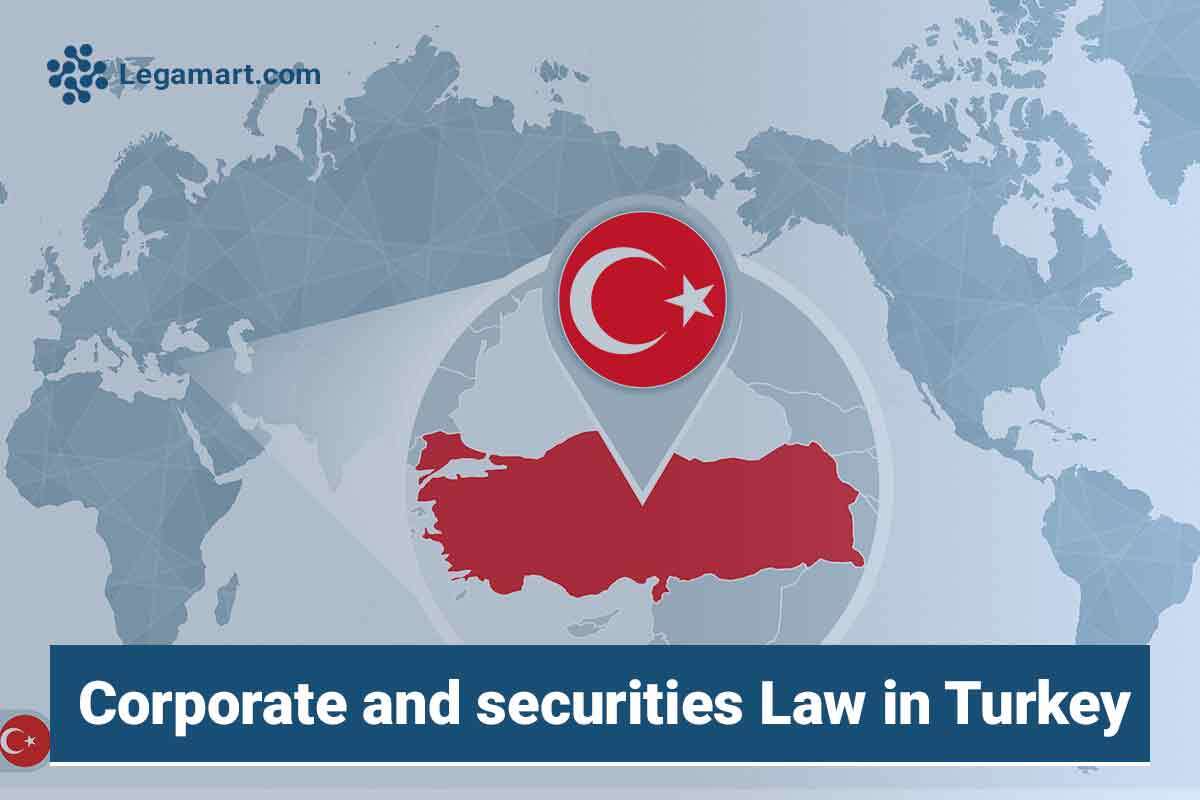 A turkey flag pointing on a map at a conference on corporate and securities Law in Turkey