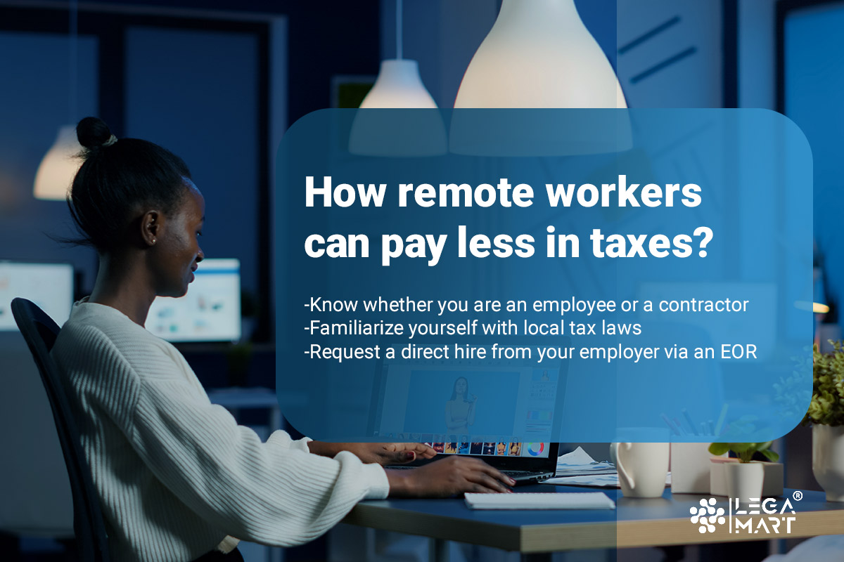 How remote workers can pay less in taxes?