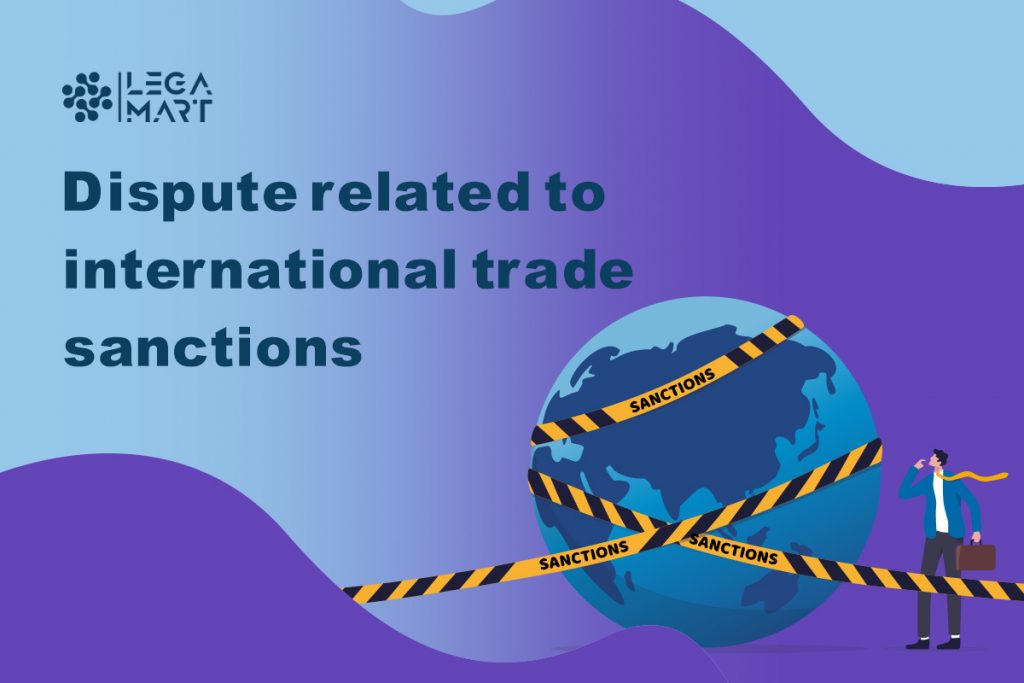 A yellow tape binding the earth depicting the affect of international sanctions